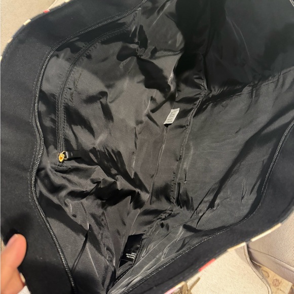 Victoria's Secret Leopard Canvas Tote with Pink and Black Accents - Picture 5 of 6